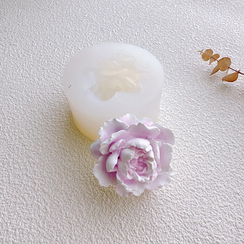 3d Jasmine Flower Crystal Glue Silicone Mold Aromatherapy Gypsum Decoraive Hangings Chocolate Handmade Material Resin Molds