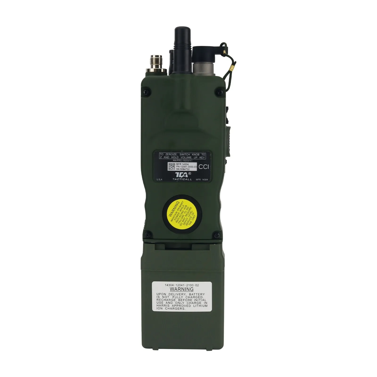 TCA/PRC-152A Remastered GPS-Version Aluminiumlegierung Multifunktionales taktisches Walkie-Talkie KDU-Controller