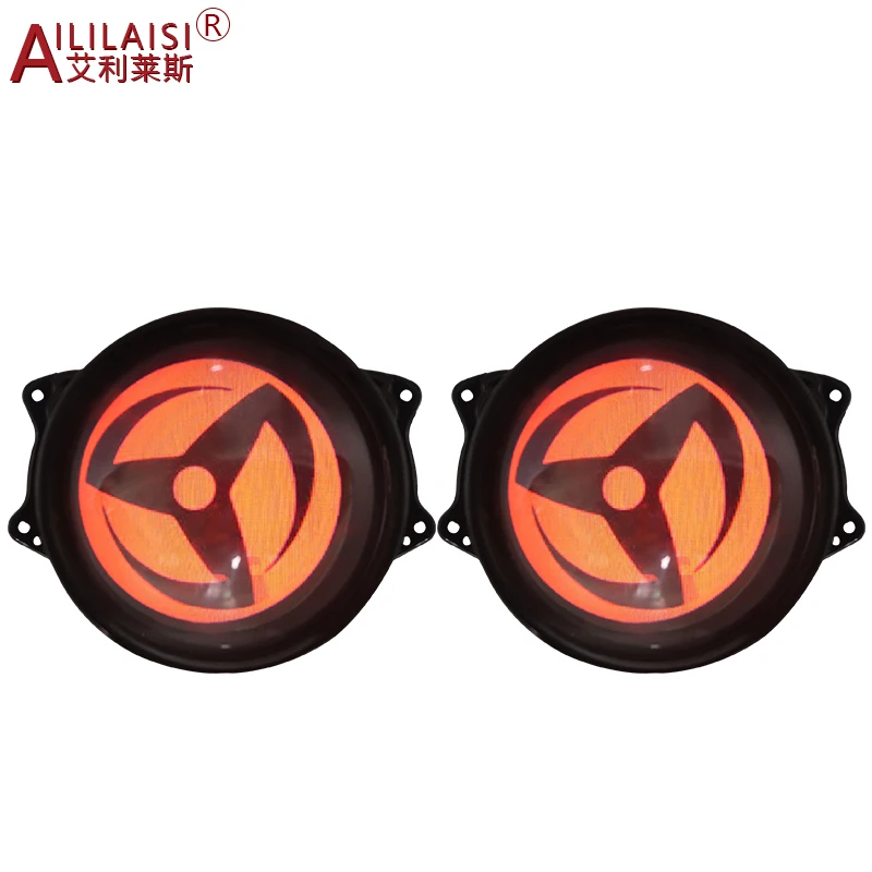 Round 12v Angel Eyes Devil Eye Decoration Controlled Multmodes Retrofitting Lens for Motorcycle Motorbike Car Truck Projector