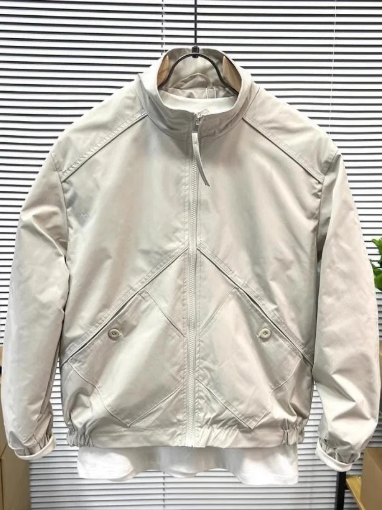 Spring and Autumn Men's Winter Jackets Man New in Jackets Short Winds Men Campus Coat Mens Clothing Baseball Uniforms Coats