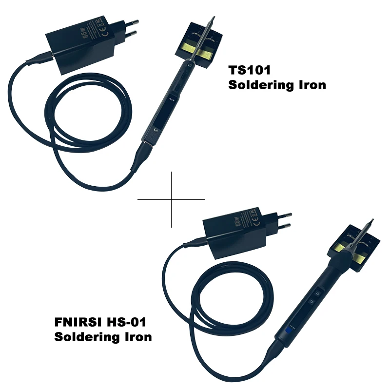 65W/100W PD Power Supply TYPE-C Interface is Suitable for HS-02 Electric Soldering Iron and TS101 Soldering Iron