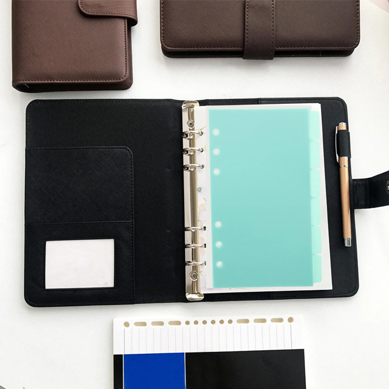 

Aesthetic Sheets Tabbed Binder Dividers Plastic Divider Tabs For Planner Notebook Organizer A6 Size Folder Divider