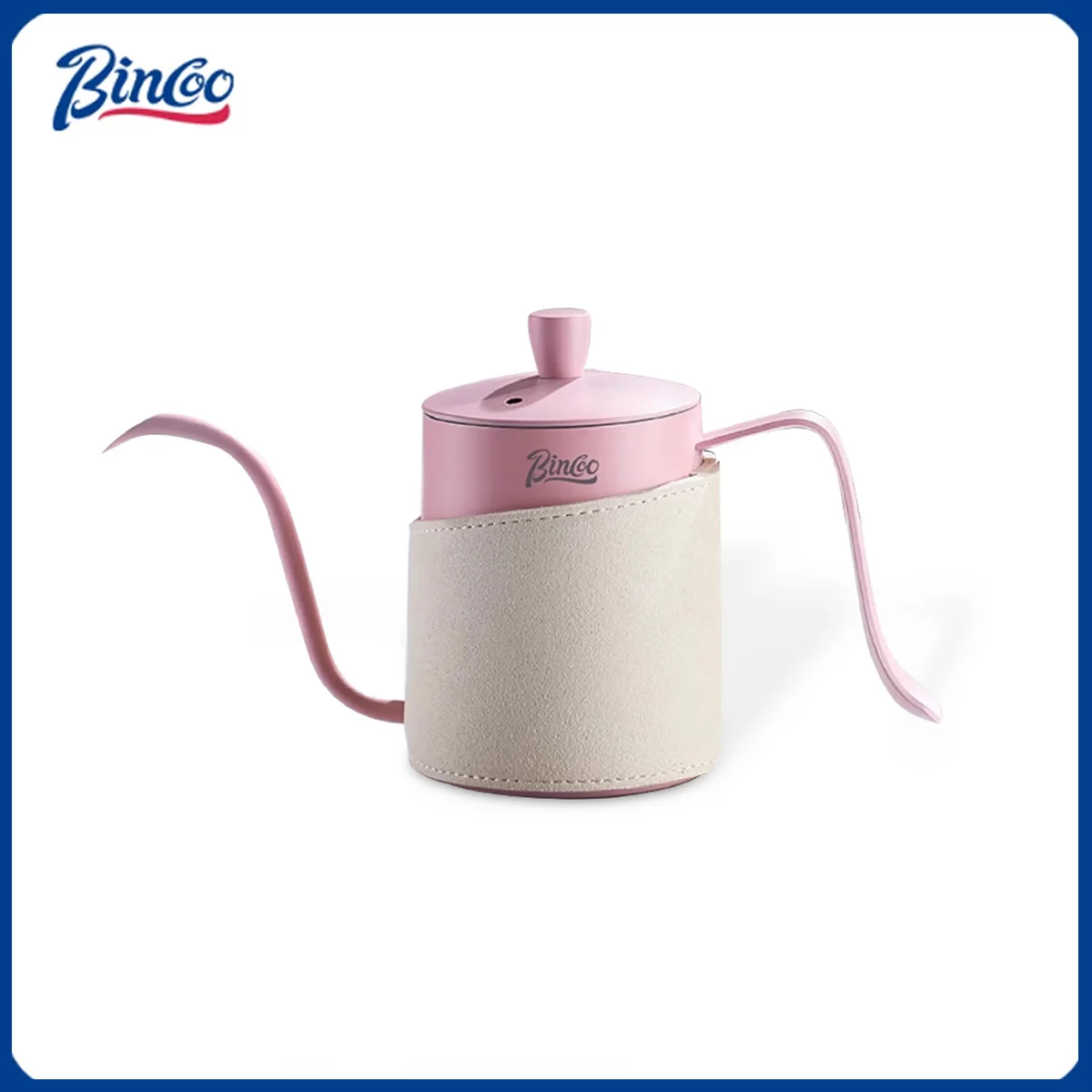

Bincoo 350 мл кофейник ручной работы из нержавеющей стали с гусиной шеей, длинный носик, узкий горлышко с ручкой, чайник из молочной пены, кухонный инструмент