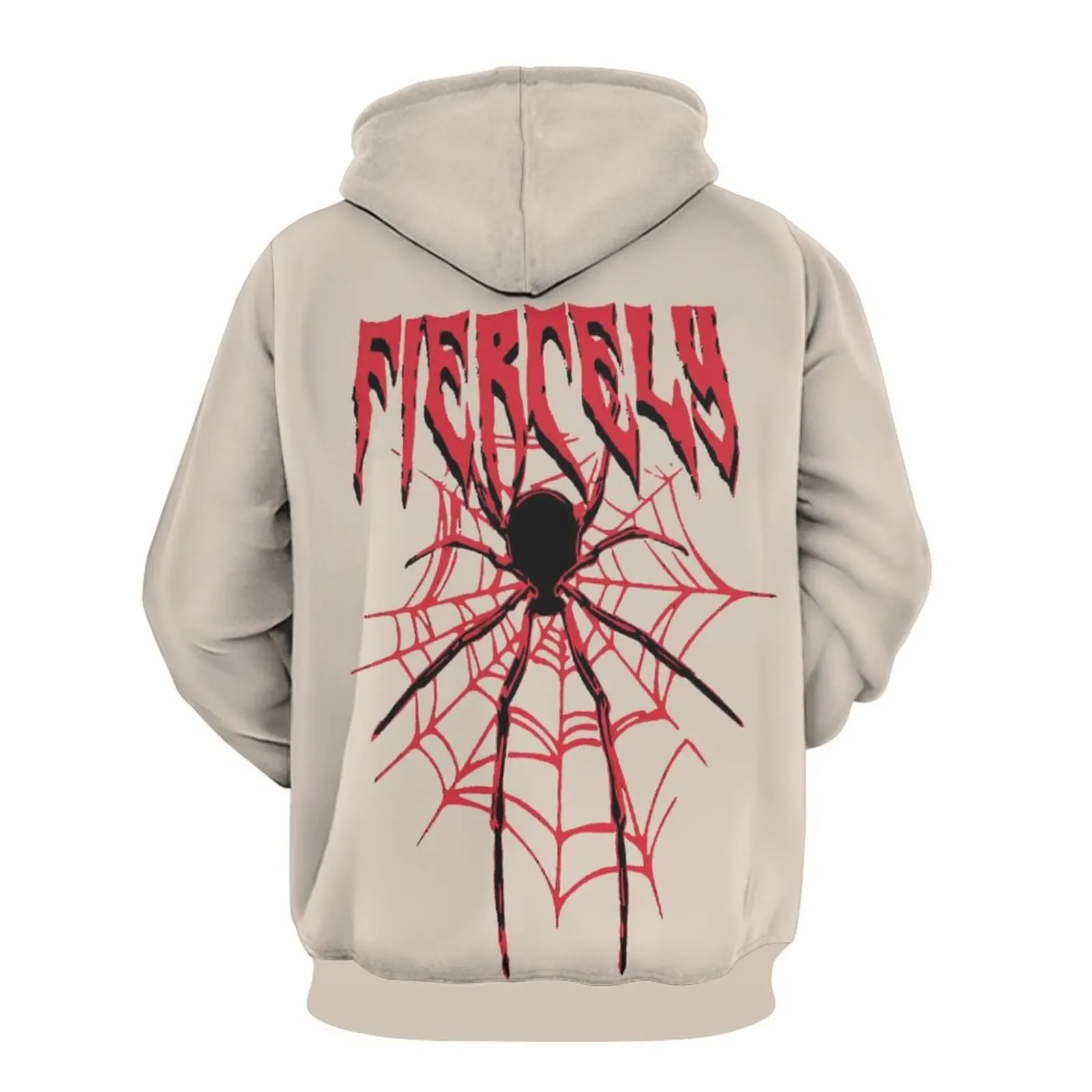 

Autumn/Winter Men's/Women's Fashion Trend Loose Casual Solid Color Funny Simple Pattern American Retro Simple Warm Hoodie