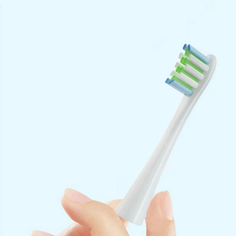 Substituição Escova Cabeças para Oclean Flow Escova de Dentes Elétrica Dupont Bicos de Cerdas Macias, X Pro, F1, Um, Air 2, 10Pcs