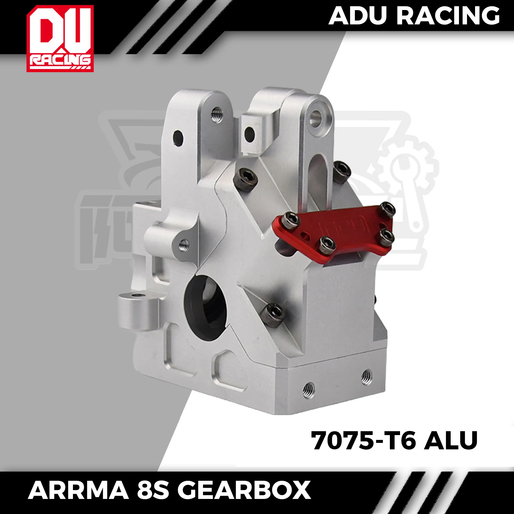 ADU RACING 7075-T6 ALU GEARBOX FOR ARRMA 8S 1/5 OUTCAST KRATON EXB RTR ARA310935
