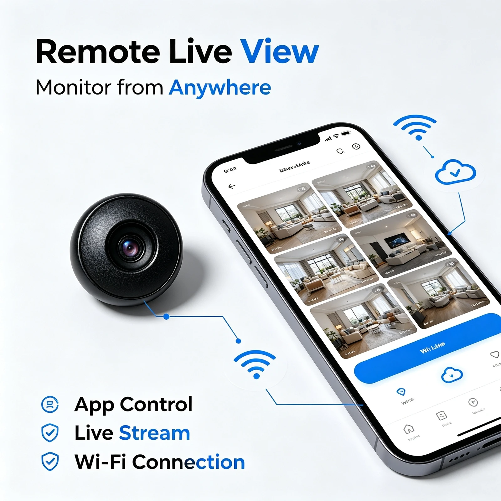 V14 : caméra de sécurité sans - Home Security Video Recording Systems avis et prix