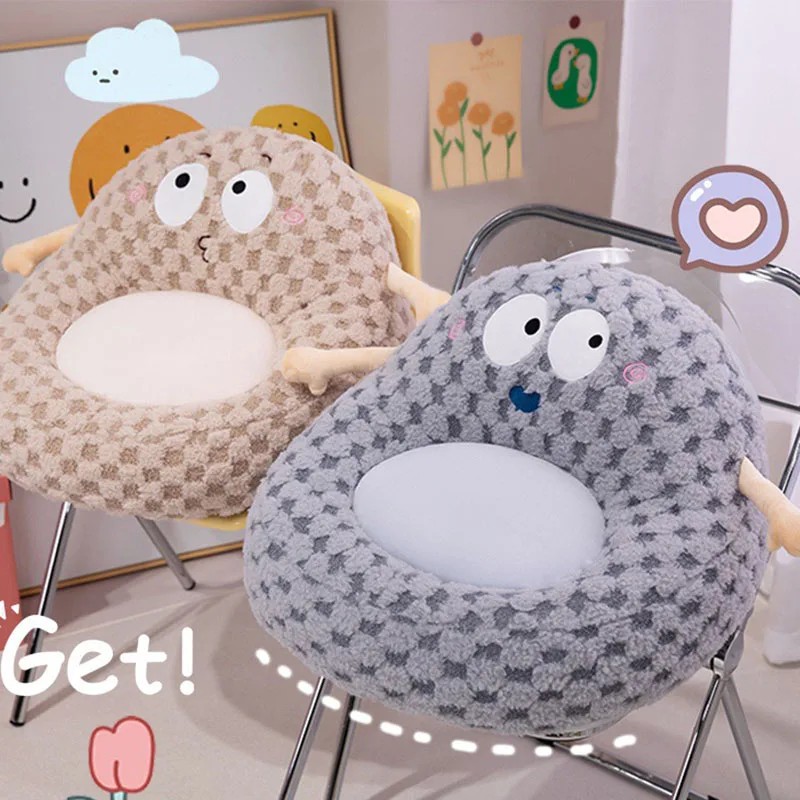 Cartoon Monster Half Surrounding Seat Cushion Tatami Floating Window Plush Rush Cushion Detachable Sofa Living Room Decoration