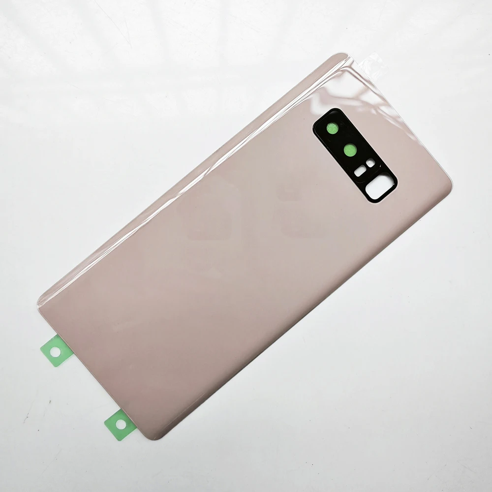 Rear Glass Battery Door Case For Samsung Galaxy Note 8 N950 N950F Back Glass Housing Cover + Adhesive +Camera Glass Lens Frame