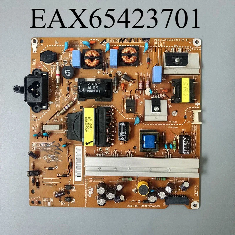 Power Supply Board FOR LGP3942-14PL1 EAX65423701 (2.0) is for 42LB550V 42LB570V 42LB580V 42LB582V 42LB5610 42LB650V 42LB5500V TV