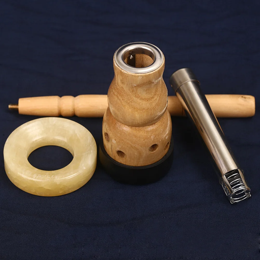 

3Pcs Portable Handheld Moxibustion Box Wooden Moxa Stick Burner Mini Acupoint Massage Tool for Navel Back Abdomen Waist Detox