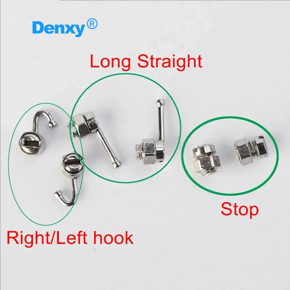 DENXY 20 Stück orthodontische Crimpable Haken, zahnärztliche orthodontische bewegliche Haken, Aktivitätshaken, orthodontische Brackets, Ortho-Aufsätze – Detail 1