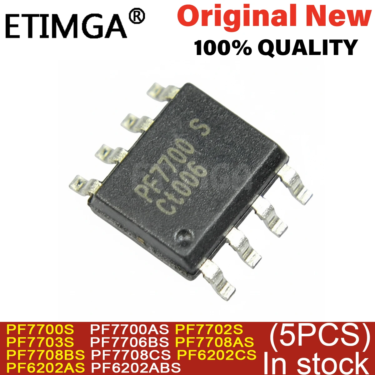(5piece)New PF7700S PF7700AS PF7702S PF7703S PF7706BS PF7708AS PF7708BS PF7708CS PF6202CS PF6202AS PF6202ABS sop-8