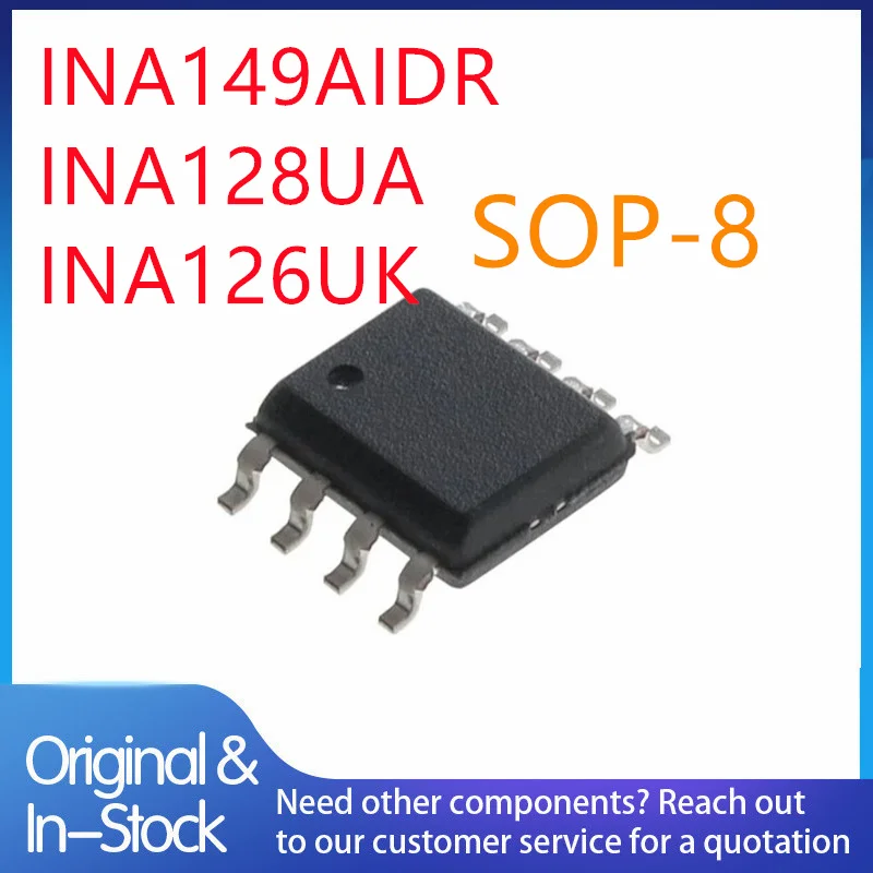 (5piece) 100% New INA149AIDR INA149AID INA149A 149A INA128UA INA128 INA128U INA126UK INA126U INA126 126UK 126U K sop8