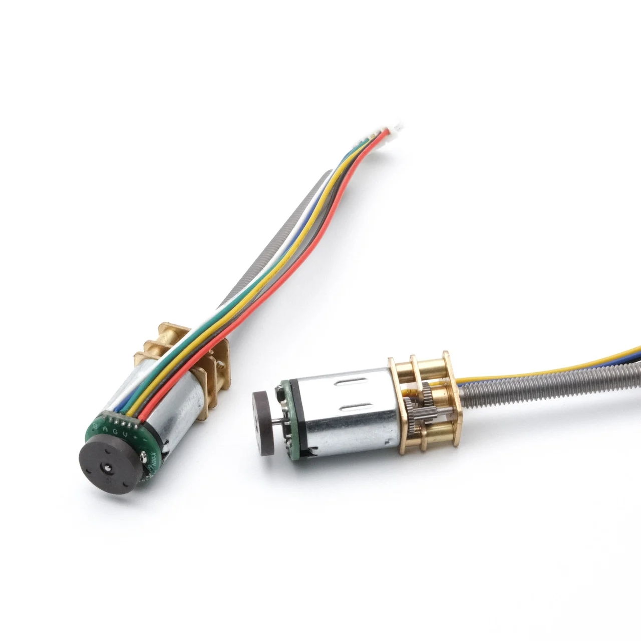 Threaded Shaft Encoder DC Gear Motor 3V 6V 12V 15~1000rpm speed DIY Model N20 M4 55mm Small Electric Machine Motor