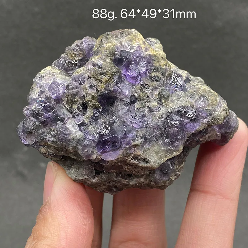 100% Natural Popular Jewelry Beads Tanzanite Blue Fluorite, Mineral Specimen, Healing Crystal