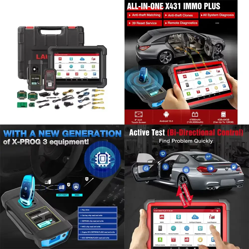 3-In-1 Start X431 IMMO Elite Key Programmer for OBD2 Diagnostic Scanner for Automotive Key Programming Tool for All System