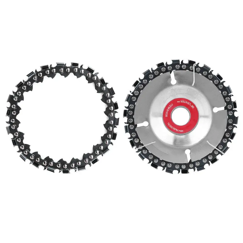 

4-дюймовый серебряный диск для цепной пилы, тонкая работа, инструмент для резьбы по дереву, для резки угловой шлифовальной машины