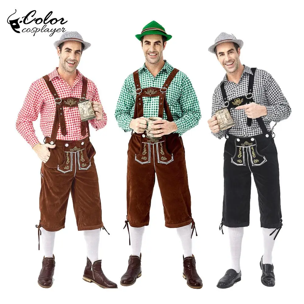 Kleur Cosplayer Carnaval Cosplay Kostuum Mannen Etnische Traditionele Pak Festival Party Kleding Stadium Purim Outfit Volwassen Kostuums