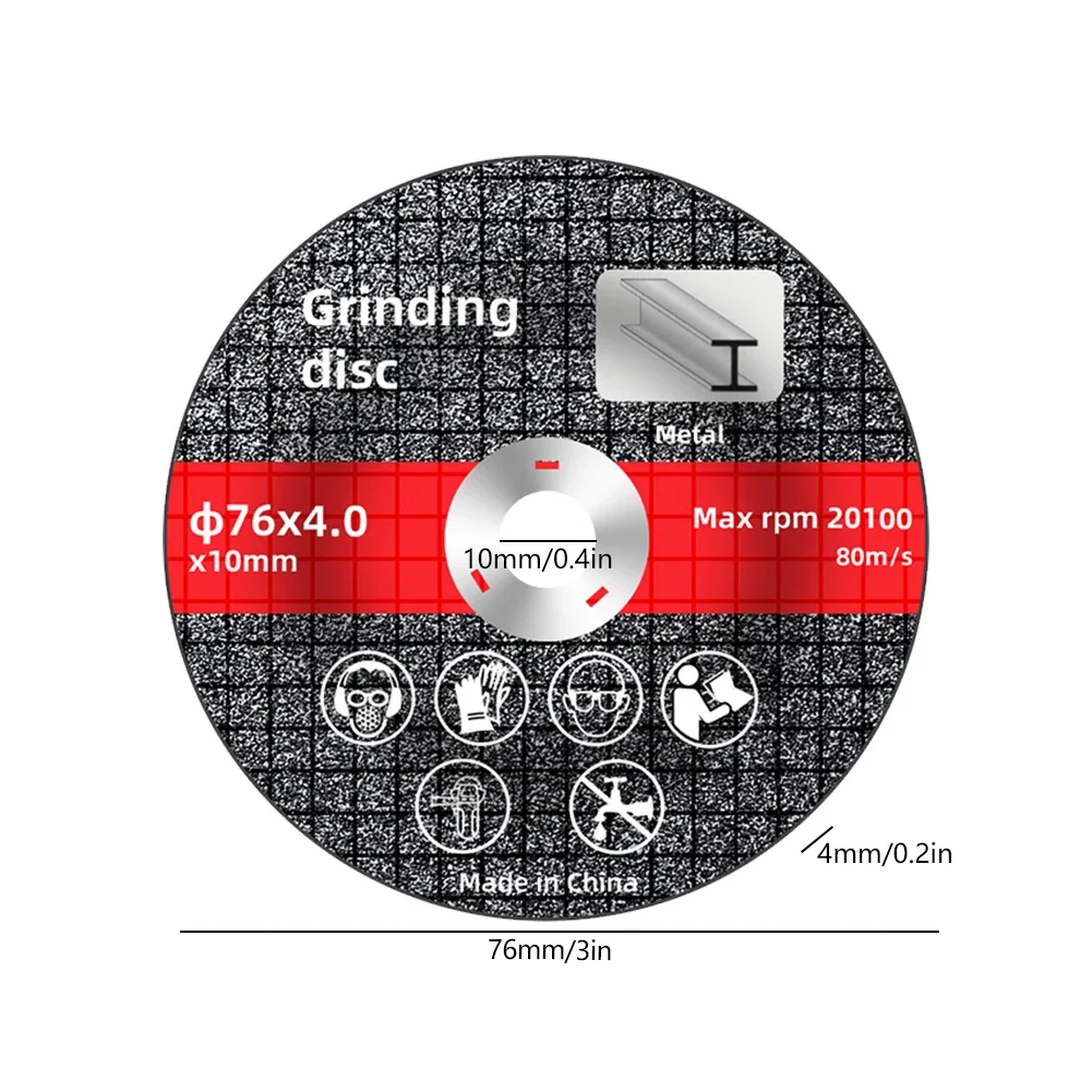 1-20pcs 76mm Saw Blade Electric Grinding Cutting Discs Circle Wheels Metal Cutter Power Tools Wood Cutting Sanding Grinder Discs