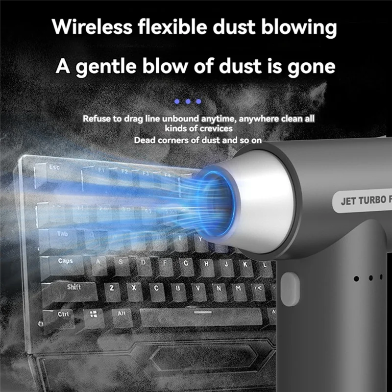 AAAN-พัดลมเทอร์โบเจ็ทมือถือ 100000 RPM High Power Air Blower รุนแรงพัดลมเทอร์โบไฟฟ้า Air Dust Blower รถสูญญากาศ Vleaner ชุด