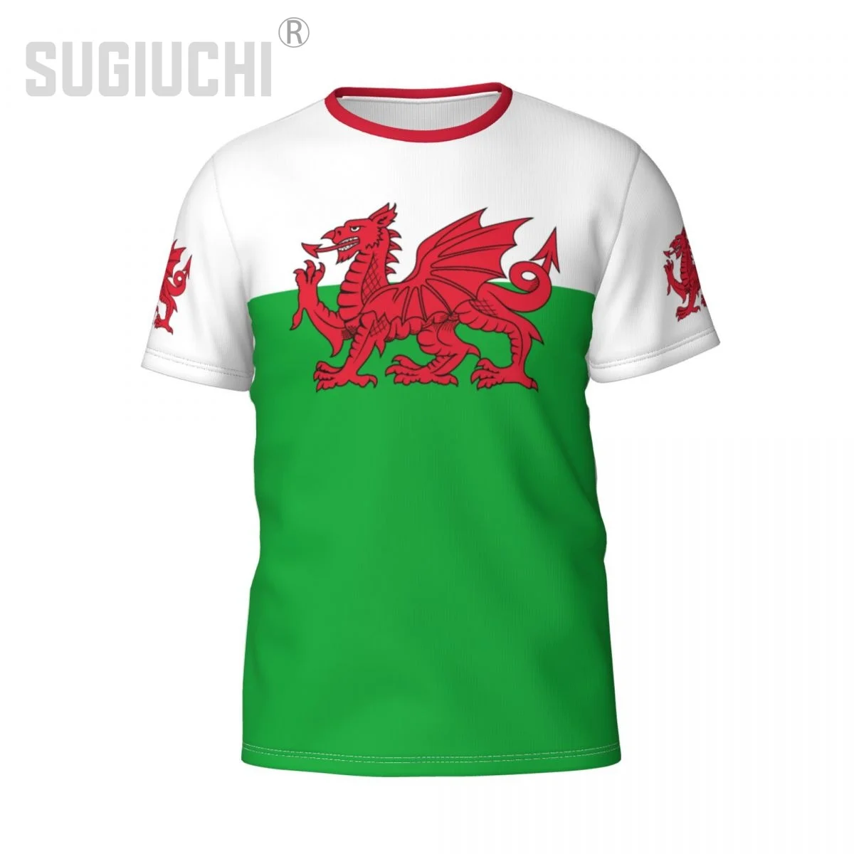 Custom Name Number Wales Cymru Flag Emblem 3D T-shirts Clothes For Men Women Tees jersey Soccer Football Fans Gift T shirt