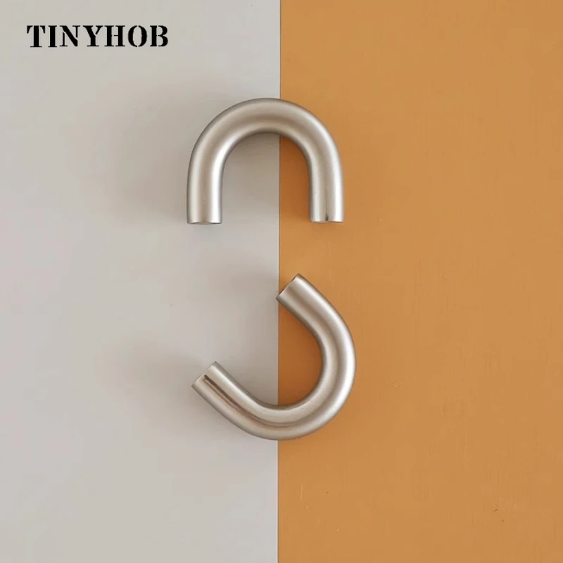 U-образная ручка для шкафа, дверная ручка и ручка для кухонного ящика, дверные ручки для шкафа, мебельная фурнитура