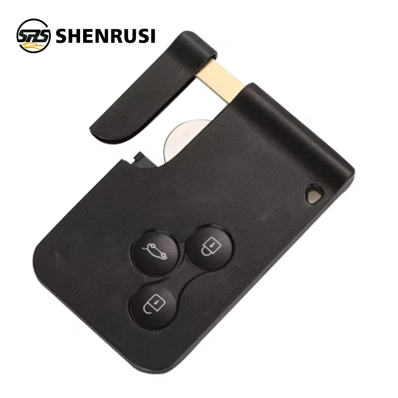 

YONSEN Smart Key Card for Renault Megane II Scenic II Grand Scenic 2003-2008 433mhz PCF7947 ID46 3 Button Remote PCB Ultrasonic