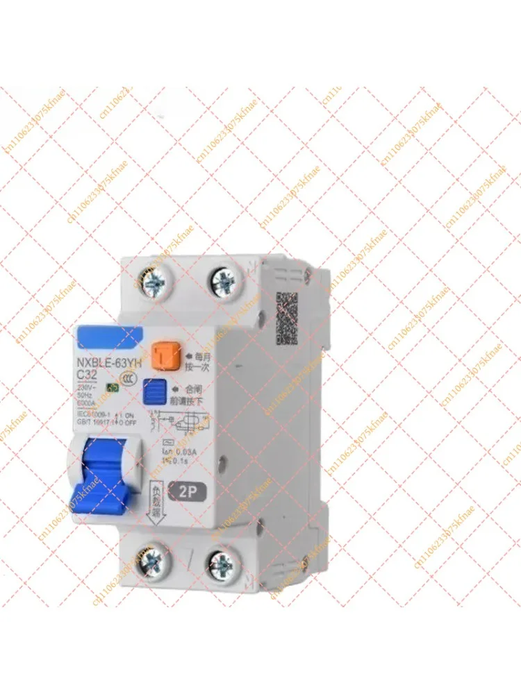 

for CHINT NXBLE-63YH RCBO 1PN 2P 230V 16A 10mA 30mA 50mA 100mA 300mA Residual Current Differential Circuit Breaker