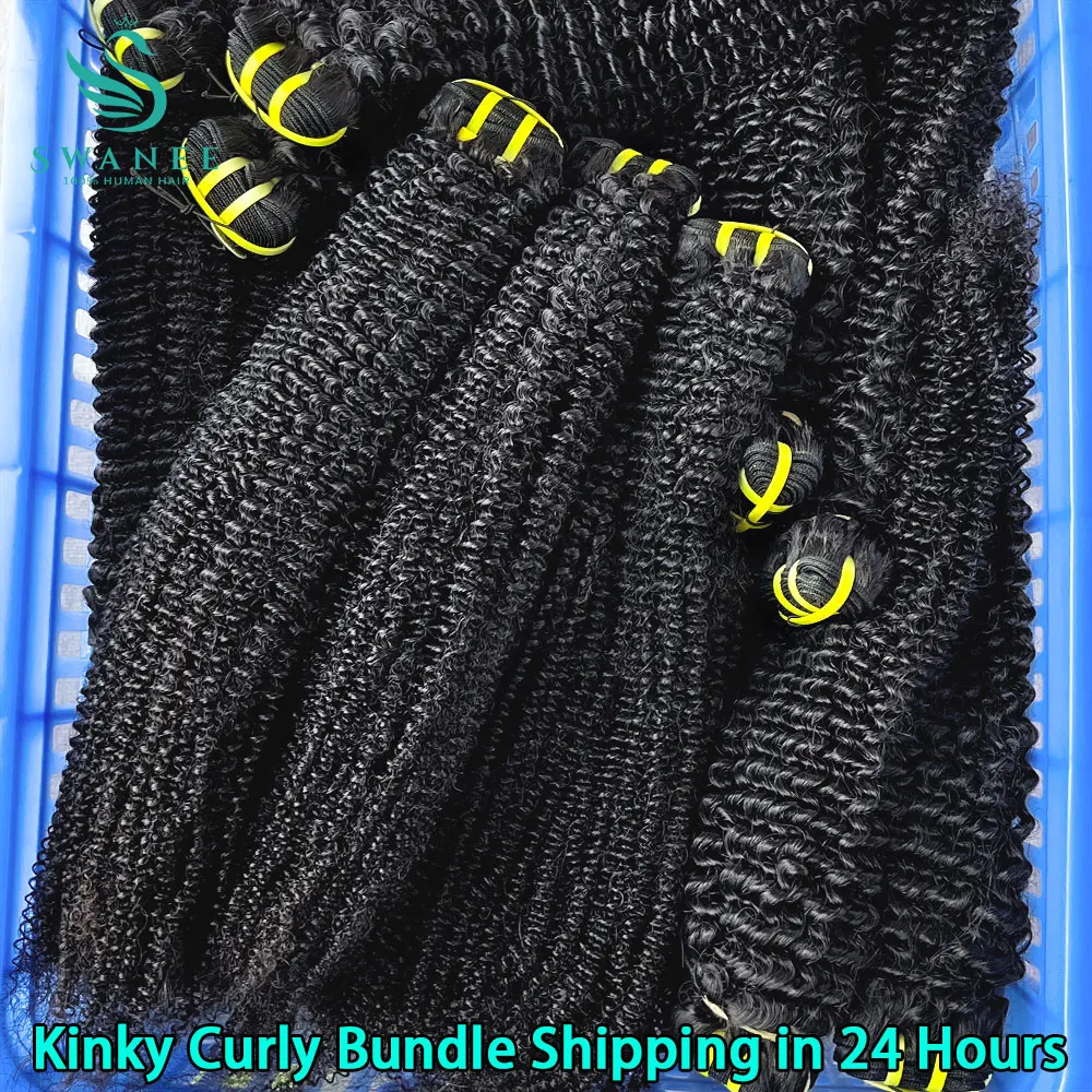 Rambut Manusia Keriting Keriting 1 3 4 Bundel Kesepakatan Rambut Mentah Rambut Manusia Tissage Asli Dijual Ekstensi Rambut Alami Keriting Dalam