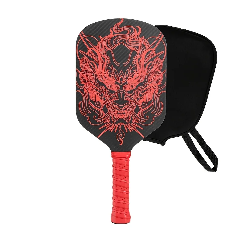 

Углепластиковая ракетка для пиклбола T700, 16 мм, с сотовым сердечником, легкая, с нескользящей рукояткой, для контроля вращения, для активного отдыха, с чехлом