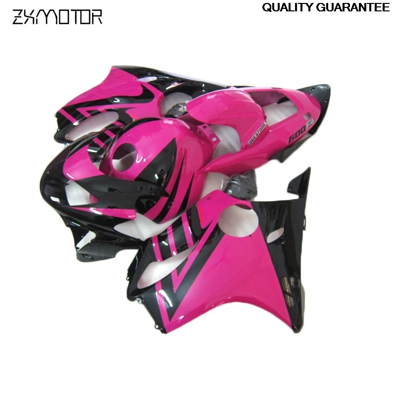 

Injection Mold Bodyworks Fairing kits for Honda CBR600 F4 1999 2000 pink black fairings set cbr 600 f4 99 00 HB02
