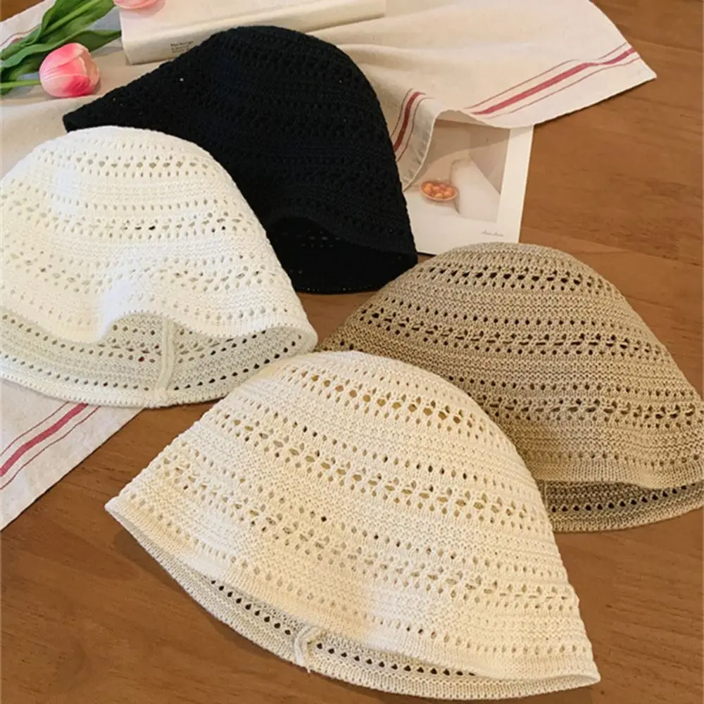 Elegante cappello da sole in paglia dolce berretto con visiera stile francese berretto da spiaggia al mare temperamento scava fuori berretto di protezione solare da donna