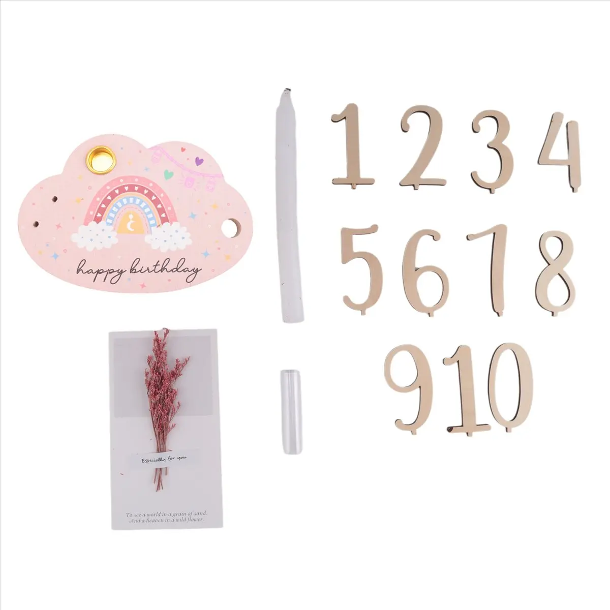 Top Sale Baby Milestone Number Memorial Cards Kit for Newborn Baby Wooden Engraved Age Photography Accessories Birthing Gift