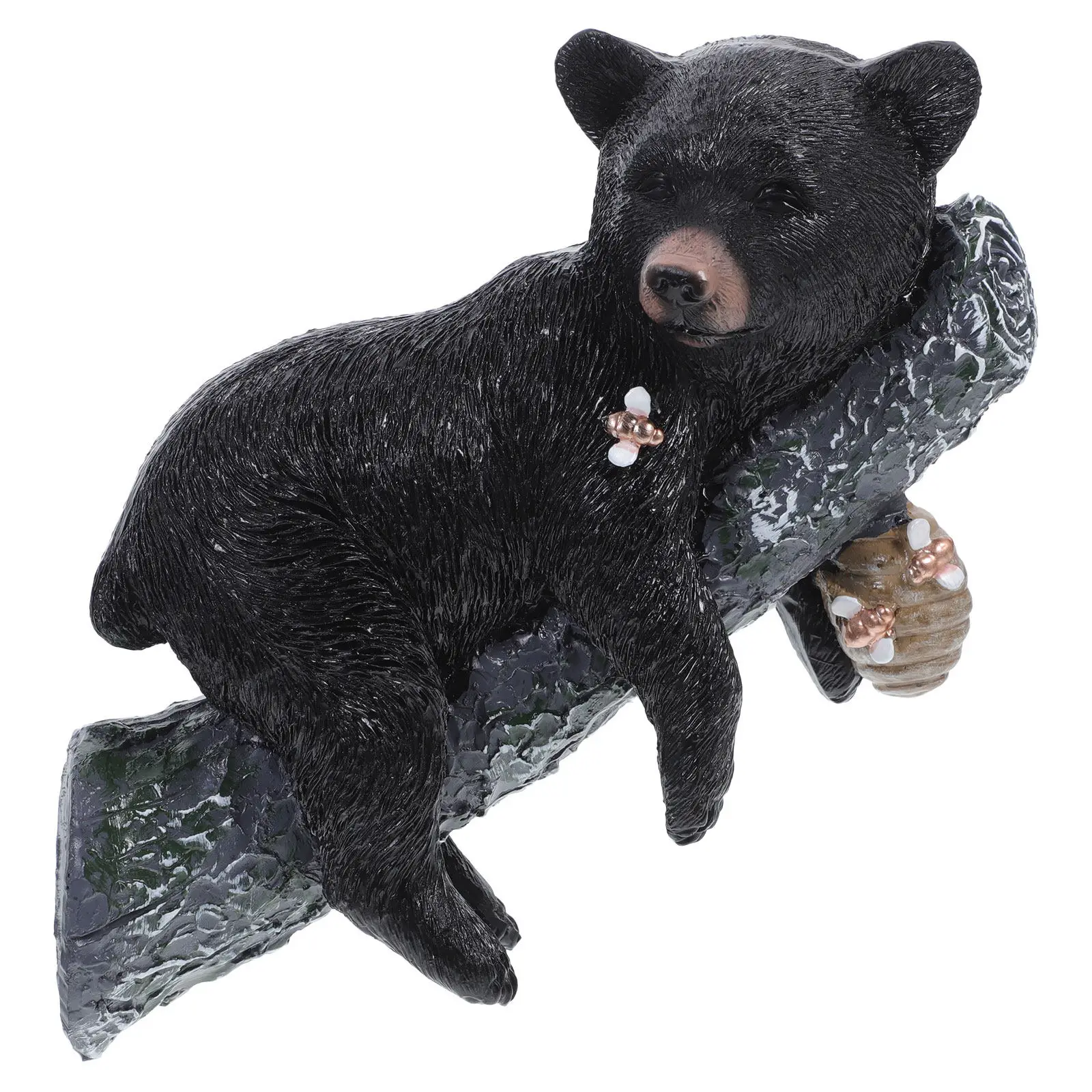 

Garden Figurine Outdoor Decor Animal Sculpture Statues Resin Decoration Tree Sculpture for outside Tree Ornament Resin Bear