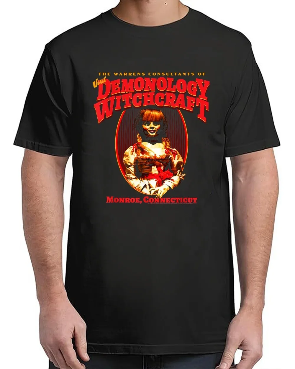 تي شيرت The Conjuring Demonology and Witchcraft Horror للبالغين S-4XL