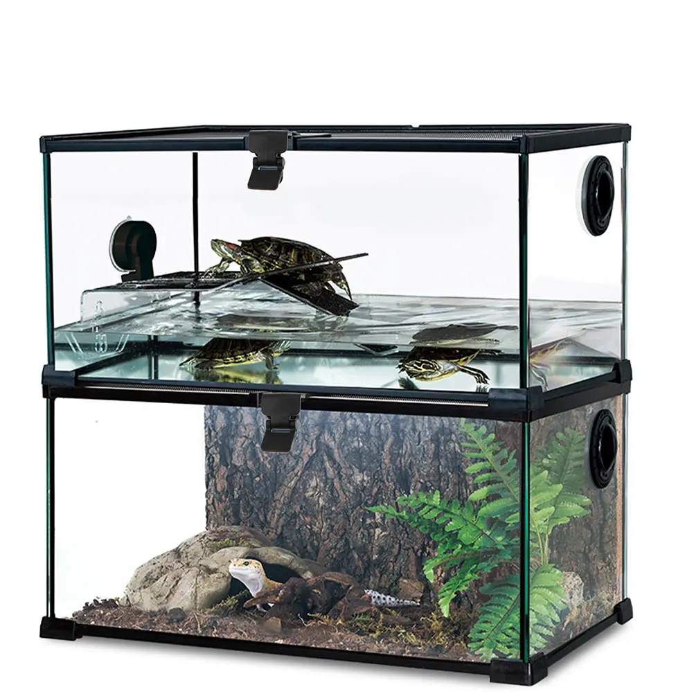 

6pcs Anti Escape Locks Terrarium Tank Reptile Accessories Suitable Aqua Turtle Tank Vivarium Clips