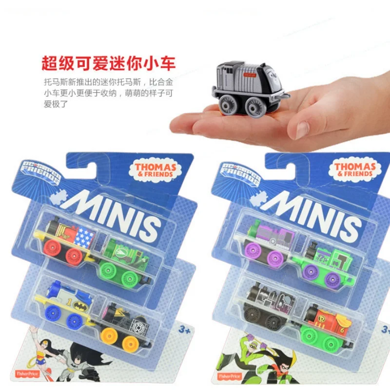 

Оригинальный набор из 3 мини-поездов Thomas & Friends, в наличии, модель Chl60, 5 см, маленькие коллекционные игрушечные машинки из литого металла, подарок для мальчиков на праздник