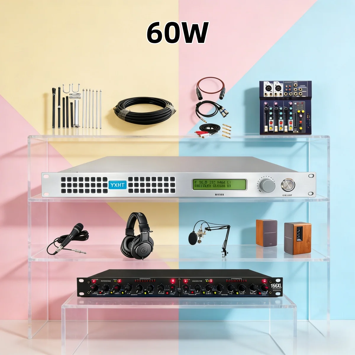 

Community YXHT-1, 60W FM Transmitter Full Station Package, Town Public Radio, Complete Solution, Bulk Order Supported