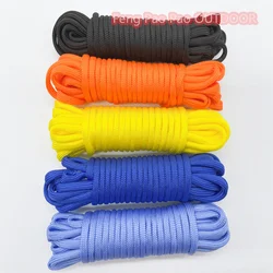 Paracord para supervivencia de 5, 10, 30 y 100M, cuerda de paracaídas de 4mm, 7 núcleos de soporte, herramientas de exterior, cuerda de Camping, tendedero de senderismo