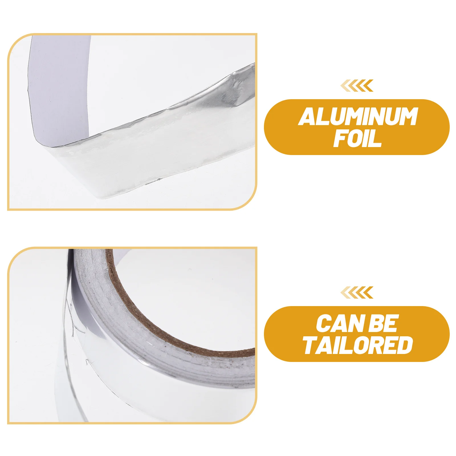 

Aluminum Foil Tape 20m Adhesive Conductive Insulation Sealing Thermal Tape for Floor Heating Electrical Repair Shielding