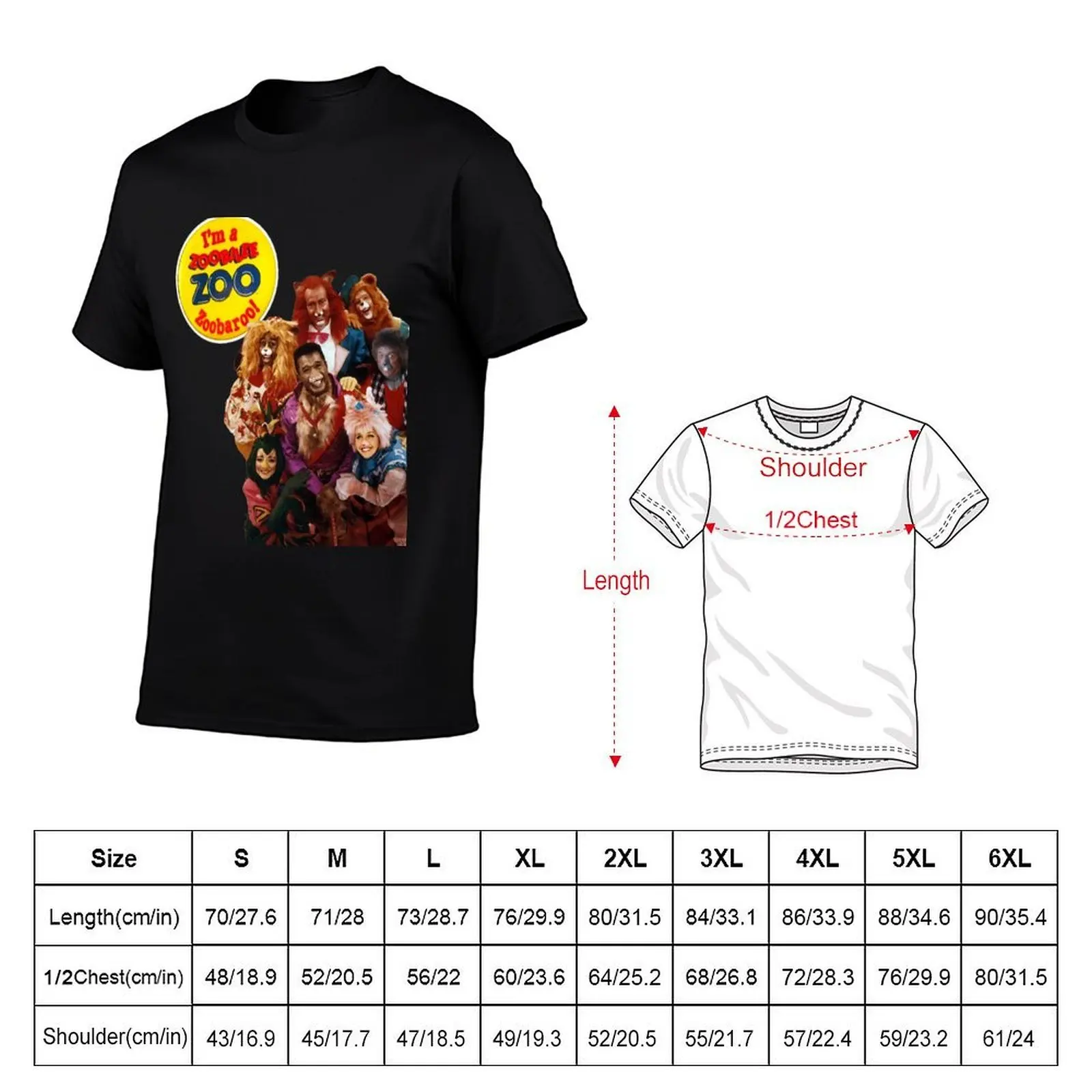 Zoobilee Zoo Zoobaroo 80s Retro Throwback Tribute T-Shirt custom t shirt Blouse Men's t-shirts