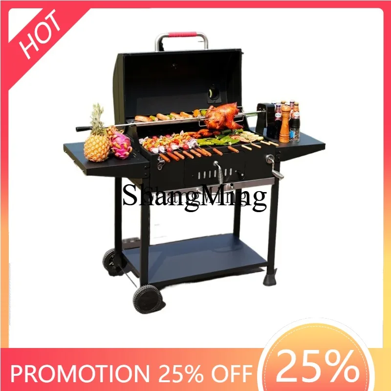 

CL Patio Grill Household Outdoor BBQ Charcoal Fish Chicken Leg Rack Carbon