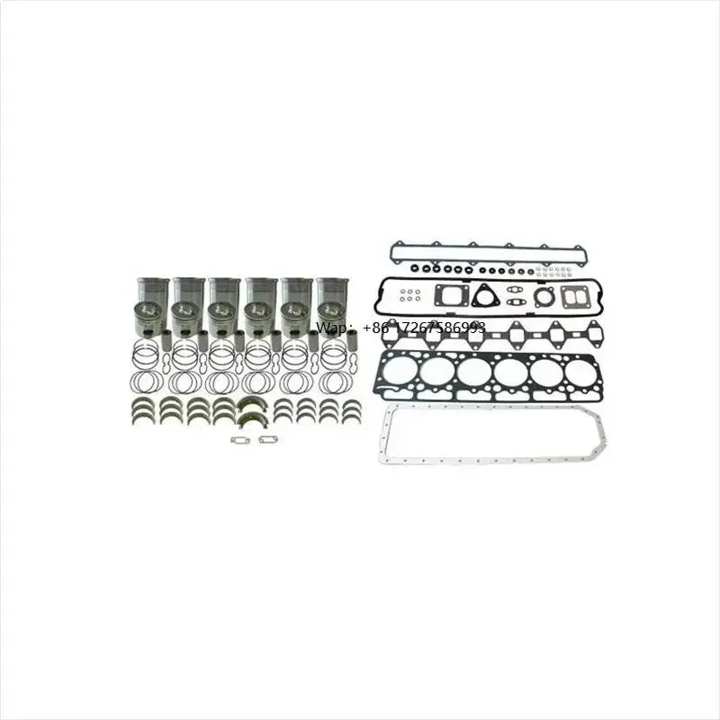 Engine Overhaul Rebuild Kit Piston Sleeve Bearing Gasket Set Inframe Kit for International Navistar DT360 DT466 DT530 I530