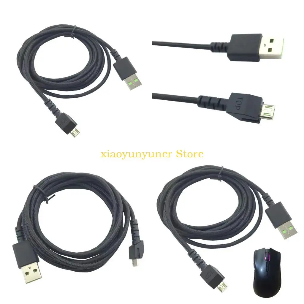 P9JB USB Cable/Line Charging Cable Data Cable for Mamba Mouse Braided Wire 2m Length Charging Cord Accessories
