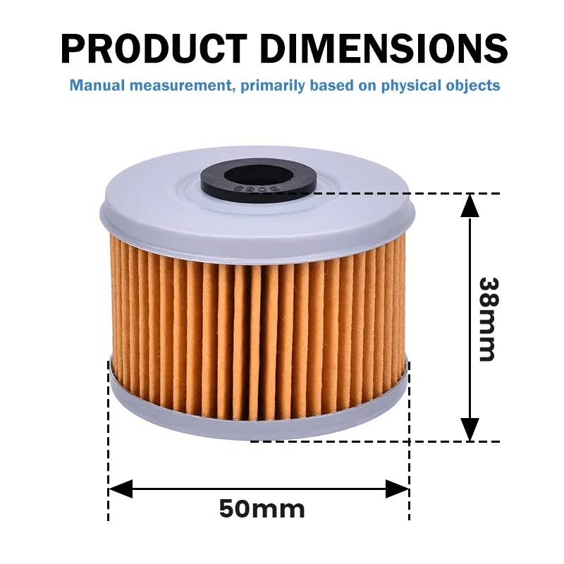 

Motor Bike Oil Filter for Honda CBF125 VT125 XL125 CRF250 CRF300 for Honda Side X Side SXS500 M Pioneer 500 SXS520