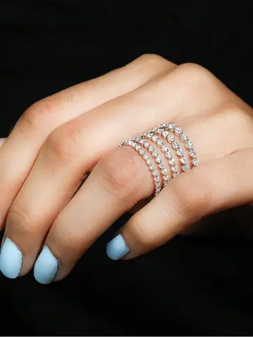 10 best sales 925 silverringar för kvinnor - №9