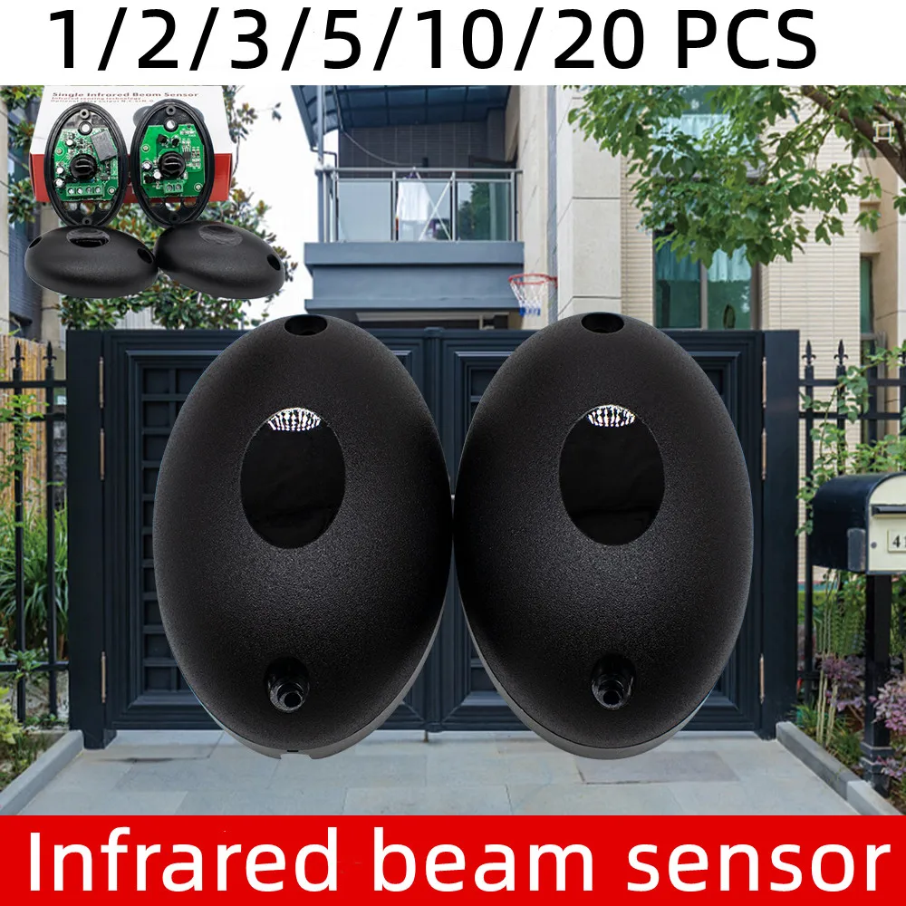 Infrared Beam sensor 1-20PCS Photoelectric Infrared photocells Barrier Detector for Window waterproof DC/AC 12-24V Door Alarm