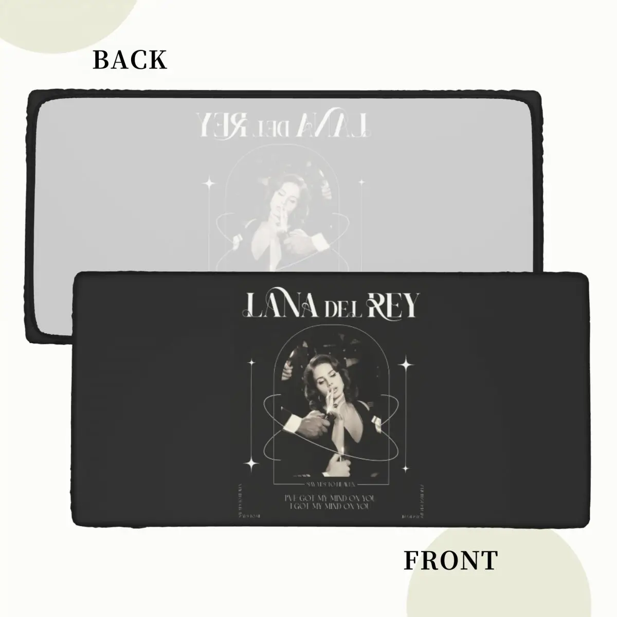 Lana Del Rey Custom Rectangular Tablecloth Waterproof Table Cover for Festival Party Decorations Table Cloth