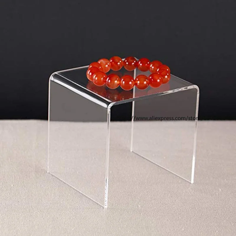 10pcs Transparent Acrylic Display Stand Jewelry Display Stand Doll Storage Rack Store Marketing Display Toy Figurines